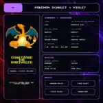 Charizard The Unrivaled details for Pokemon Scarlet and Violet.