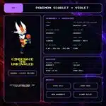Cinderace The Unrivaled details for Pokemon Scarlet and Violet.