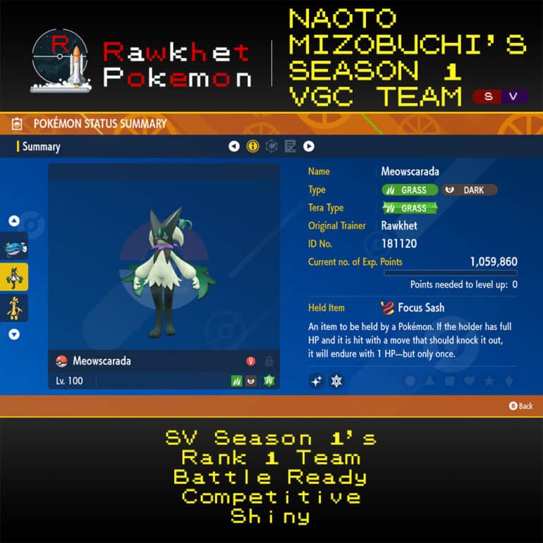 SV VGC Season 1 - Meowscarda 1