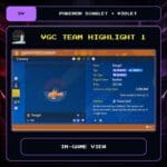 VGC Team Highlight 1 in-game view for Pokemon Scarlet and Violet.