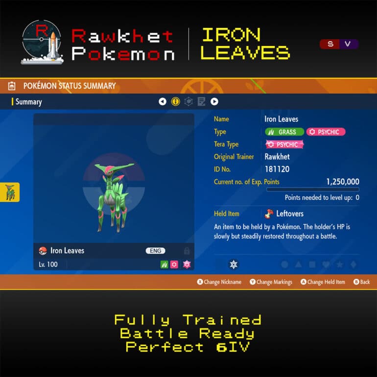 SV Iron Leaves - Summary