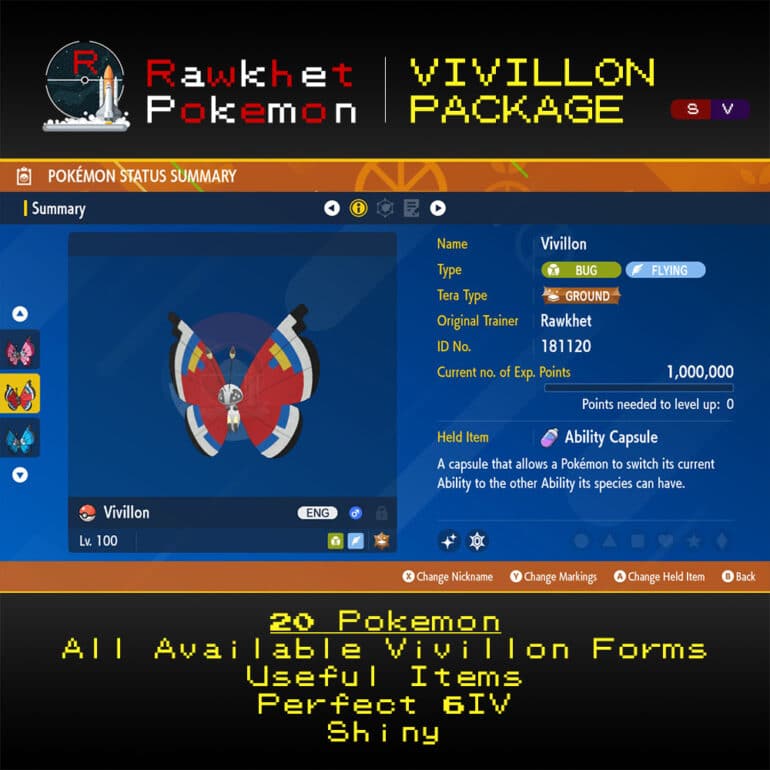 SV Vivillon Package - Form 1