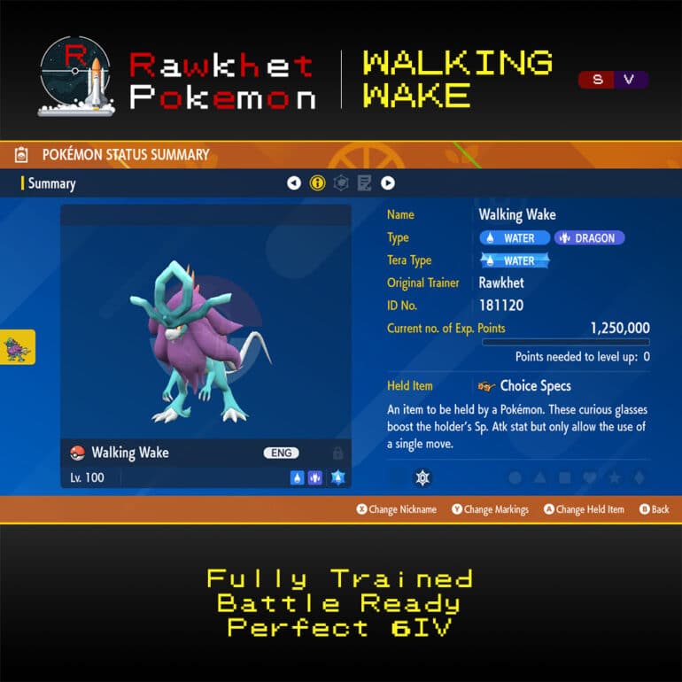 SV Walking Wake - Summary