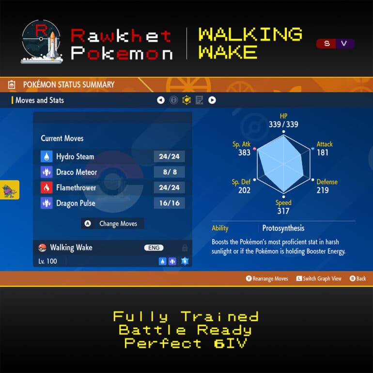 SV Walking Wake - Stats