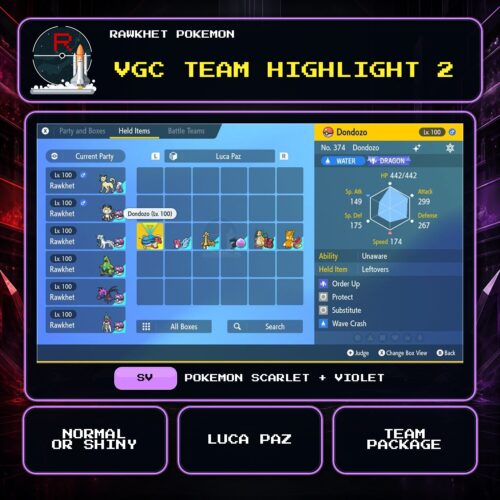 VGC Team Highlight 2 for Pokemon Scarlet and Violet.