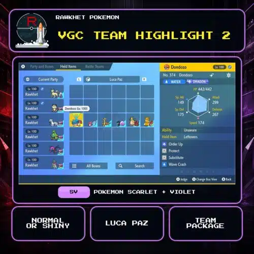 VGC Team Highlight 2 for Pokemon Scarlet and Violet.