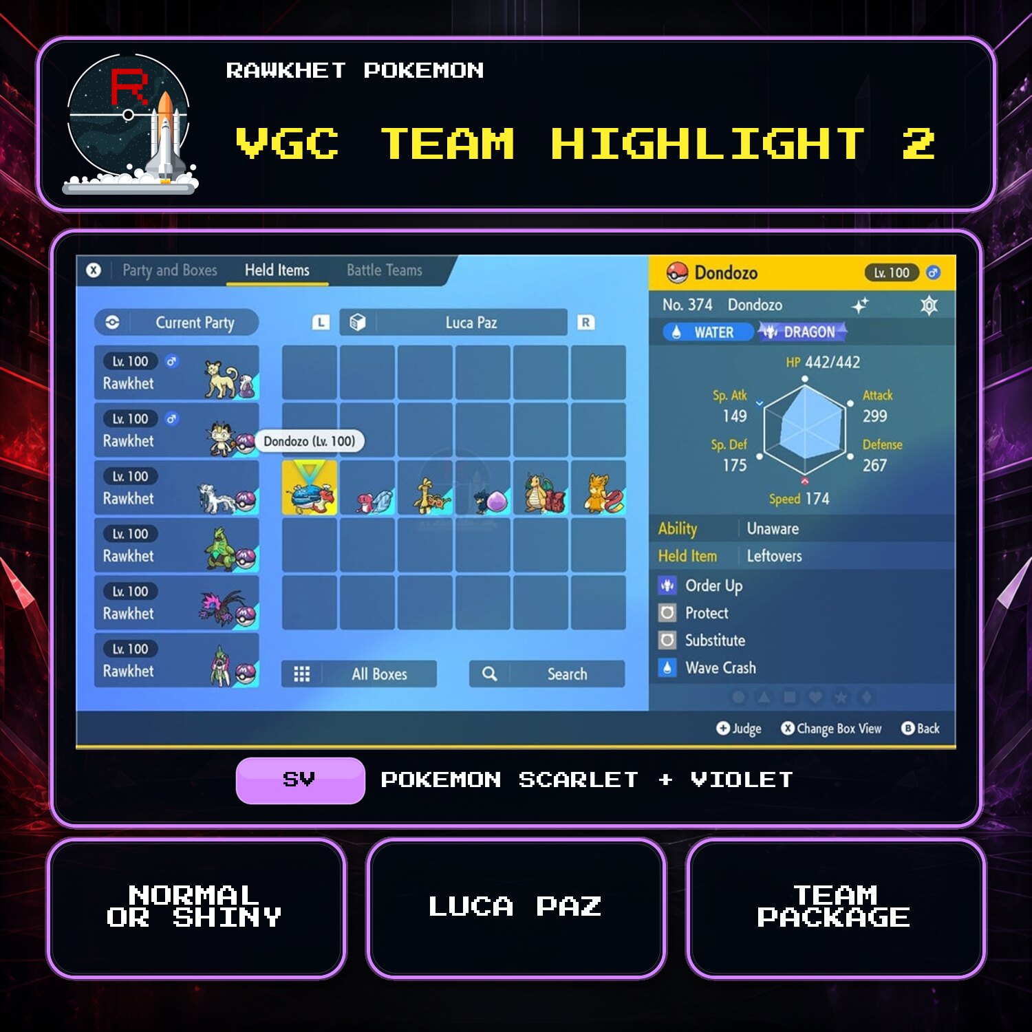 VGC Team Highlight 2 for Pokemon Scarlet and Violet VGC Team Highlight 2 for Pokemon Scarlet and Violet.
