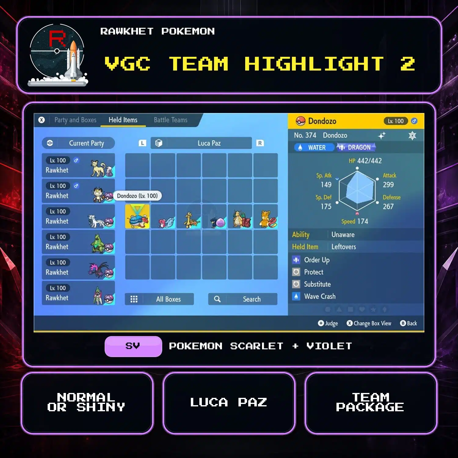 VGC Team Highlight 2 for Pokemon Scarlet and Violet VGC Team Highlight 2 for Pokemon Scarlet and Violet.