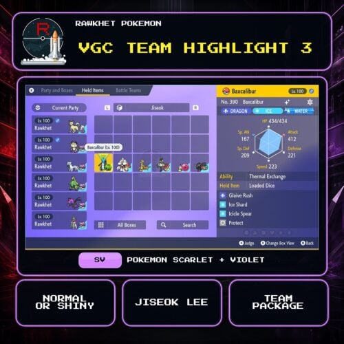 VGC Team Highlight 3 for Pokemon Scarlet and Violet.