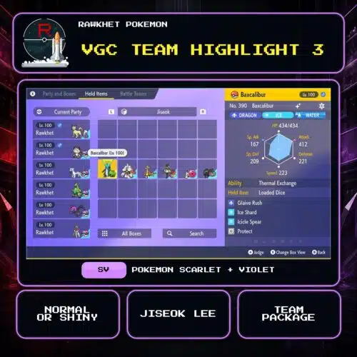 VGC Team Highlight 3 for Pokemon Scarlet and Violet.
