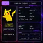Pikachu The Unrivaled details for Pokemon Scarlet and Violet.
