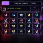 Vivillon Package, Normal box view for Pokemon Scarlet and Violet.