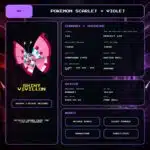 Shiny Vivillon details for Pokemon Scarlet and Violet.