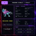 Walking Wake details for Pokemon Scarlet and Violet.