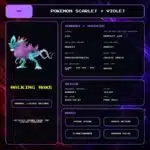 Walking Wake details for Pokemon Scarlet and Violet.
