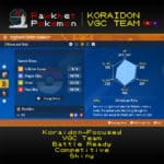 SV VGC Koraidon - Stats