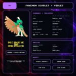 Decidueye The Unrivaled details for Pokemon Scarlet and Violet.