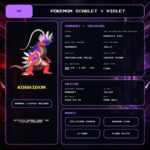 Koraidon details for Pokemon Scarlet and Violet.