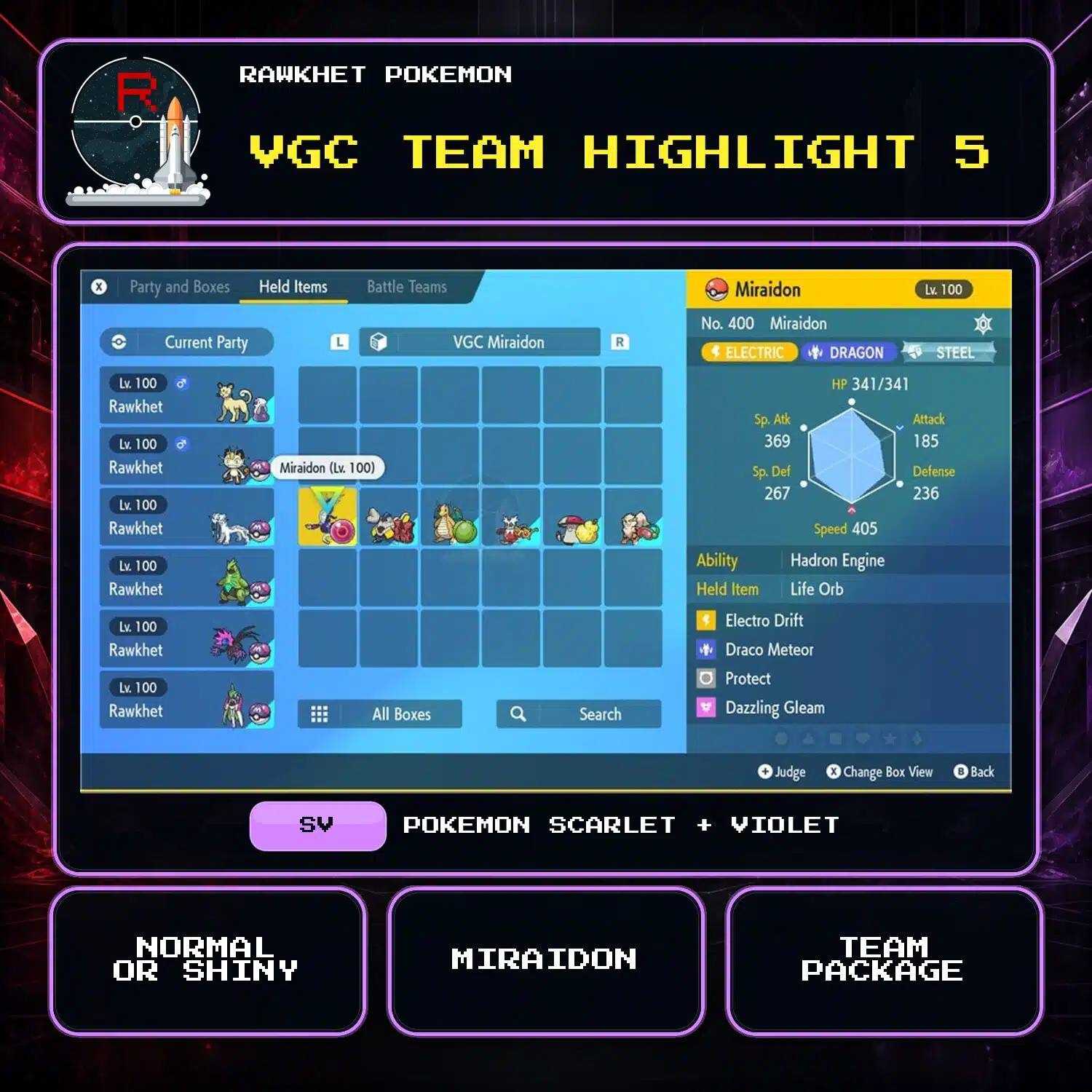 VGC Team Highlight 5 for Pokemon Scarlet and Violet VGC Team Highlight 5 for Pokemon Scarlet and Violet.
