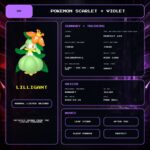Lilligant details for Pokemon Scarlet and Violet.
