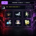 VGC Team Highlight 7, Shiny When Available box view for Pokemon Scarlet and Violet.