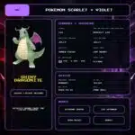 Shiny Dragonite details for Pokemon Scarlet and Violet.
