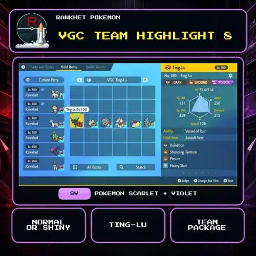 VGC Team Highlight 8 for Pokemon Scarlet and Violet.