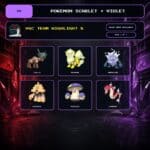 VGC Team Highlight 8, Shiny When Available box view for Pokemon Scarlet and Violet.