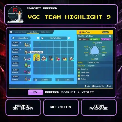 VGC Team Highlight 9 for Pokemon Scarlet and Violet.