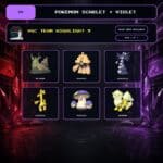 VGC Team Highlight 9, Shiny When Available box view for Pokemon Scarlet and Violet.