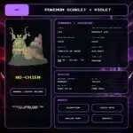 Wo-Chien details for Pokemon Scarlet and Violet.