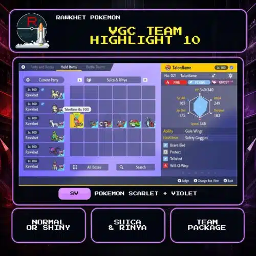 VGC Team Highlight 10 for Pokemon Scarlet and Violet.