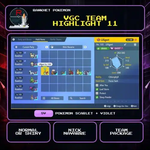VGC Team Highlight 11 for Pokemon Scarlet and Violet.