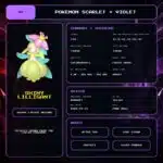 Shiny Lilligant details for Pokemon Scarlet and Violet.