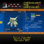 SV Chesnaught the Unrivaled - Summary