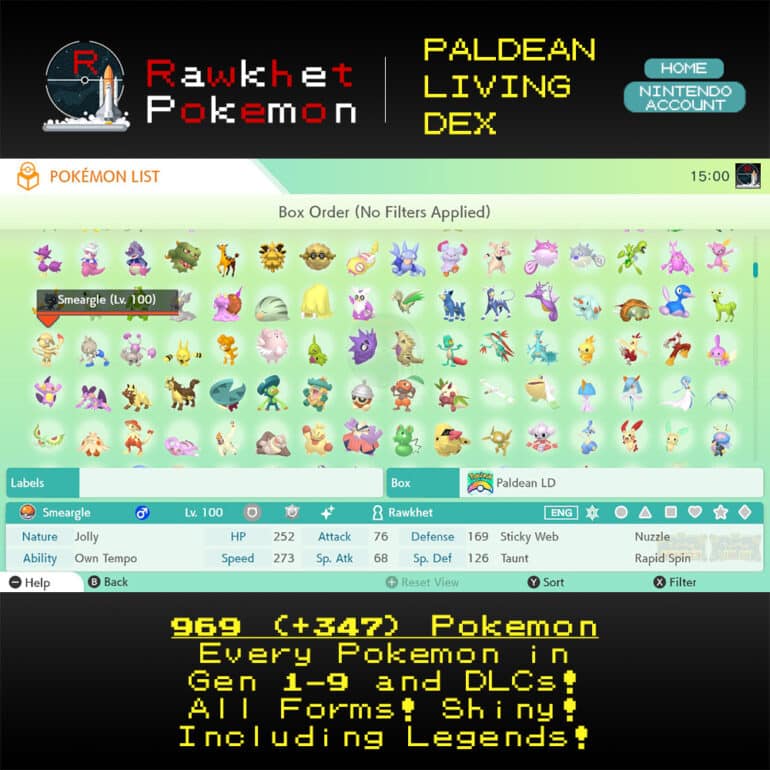 Paldean Living Dex - Home View 3