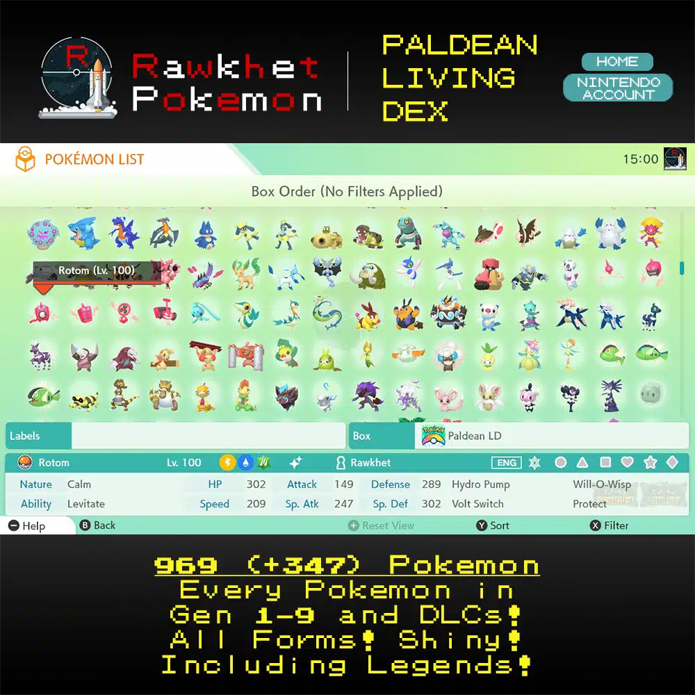 thumbnail image 2 of Pokémon HOME Complete Shiny Living Dex – Gen 1-9 (Scarlet/Violet & Z-A Compatible) 2 of 4