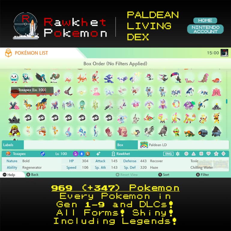 Paldean Living Dex - Home View 8