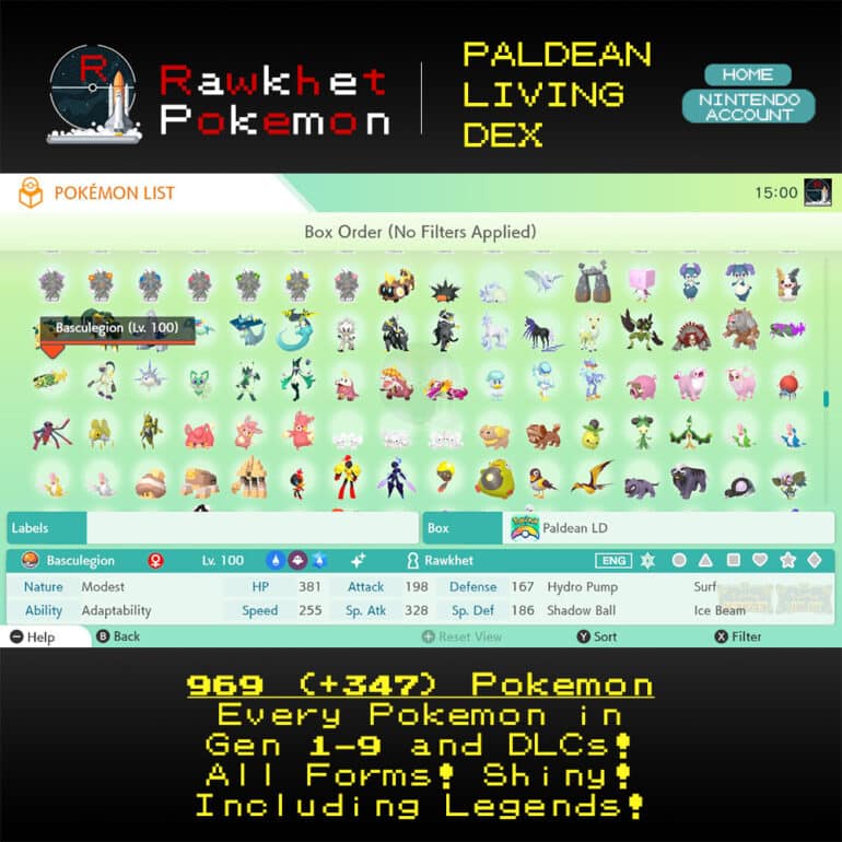 Paldean Living Dex - Home View 10