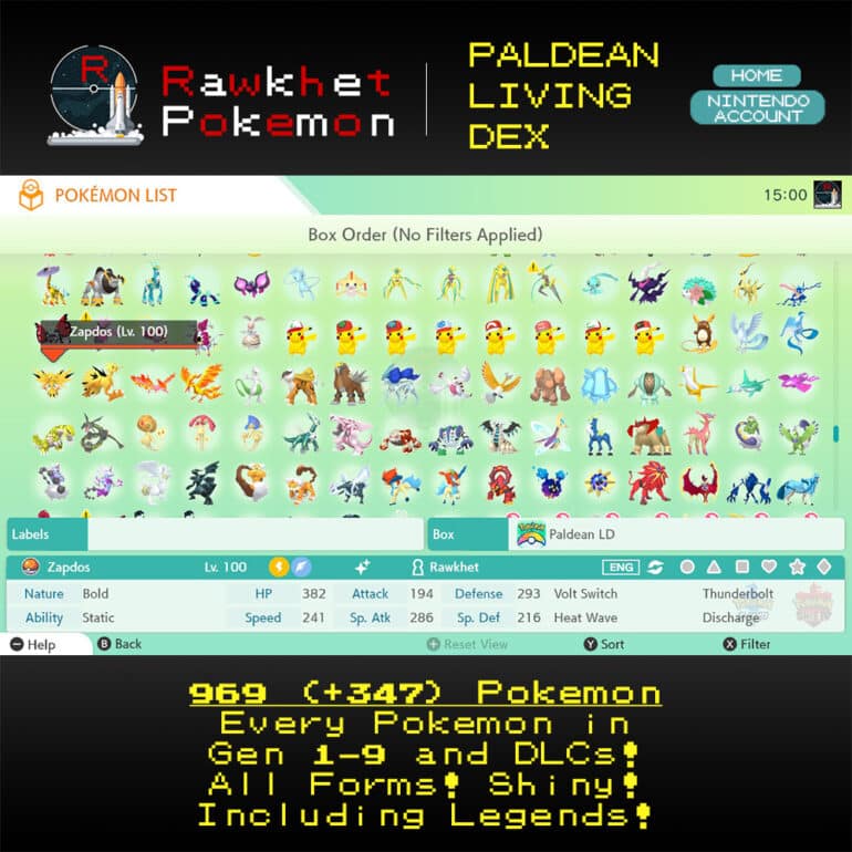 Paldean Living Dex – Home View 12