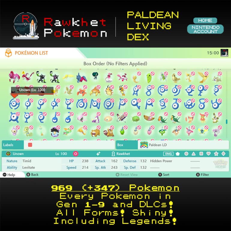 Paldean Living Dex – Home View 13