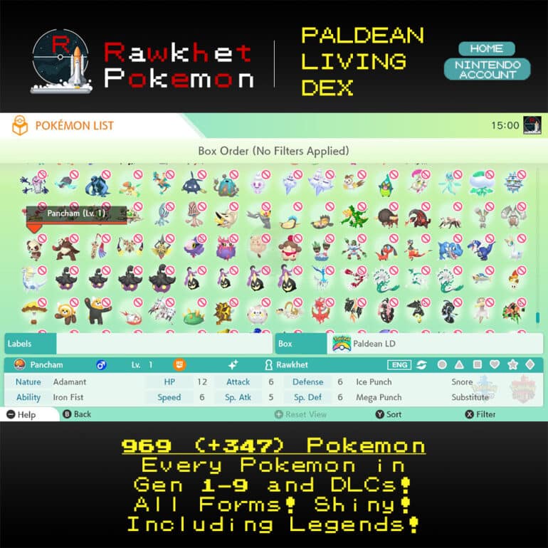 Paldean Living Dex – Home View 16