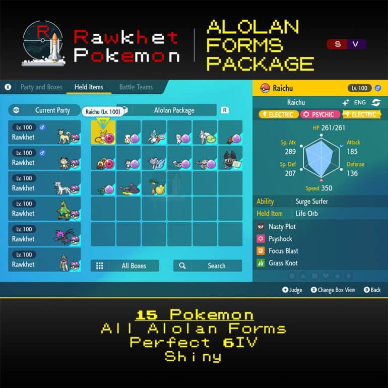 SV Alolan Forms Package - Box