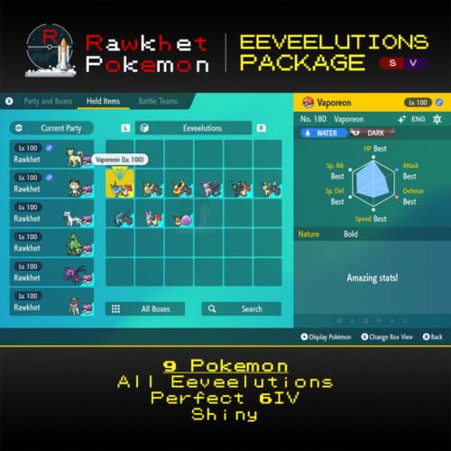 SV Eeveelutions Package - Box