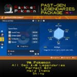 SV - Past-Gen Legendaries Package - Arceus Stats