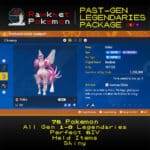 SV - Past-Gen Legendaries Package - Palkia Summary