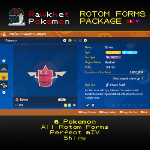 SV Rotom Forms Package - Summary 1