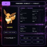 Eevee details for Pokemon Scarlet and Violet.