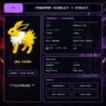 Jolteon details for Pokemon Scarlet and Violet.