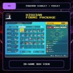 Hisuian Forms Package in-game box view for Pokemon Scarlet and Violet.